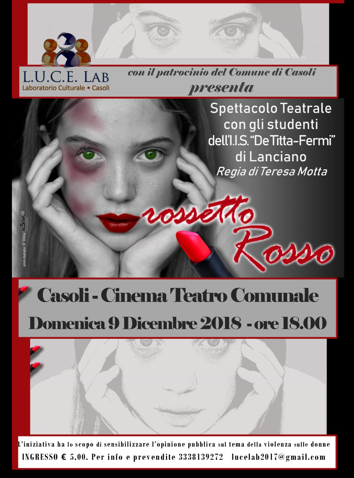 Locandina Rossetto Rosso