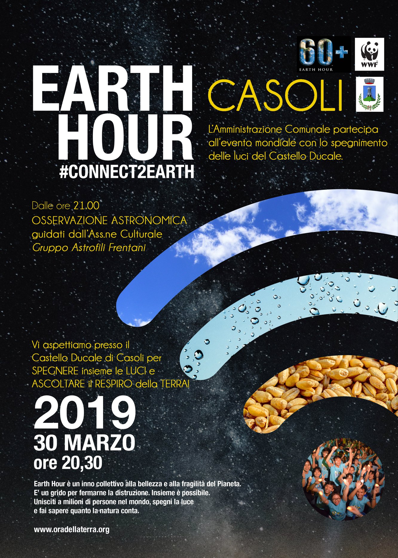 Locandina Earth Hour 2019