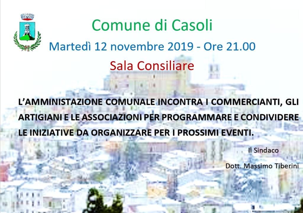 Incontro 12 novembre 2019