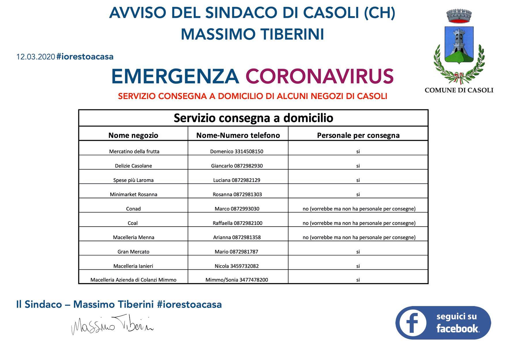 Attività adereni all'iniziativa a domicilio