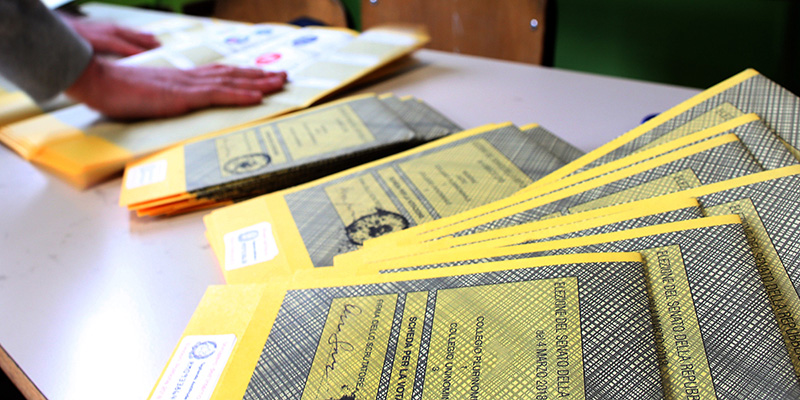 Schede elezioni politiche 2022