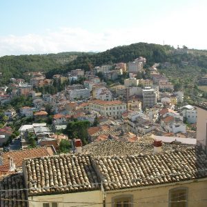 Veduta di Casoli dal castello