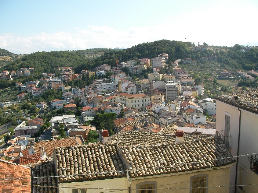 Veduta di Casoli dal castello